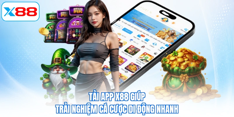 Tải app X88 giúp trải nghiệm cá cược di động nhanh